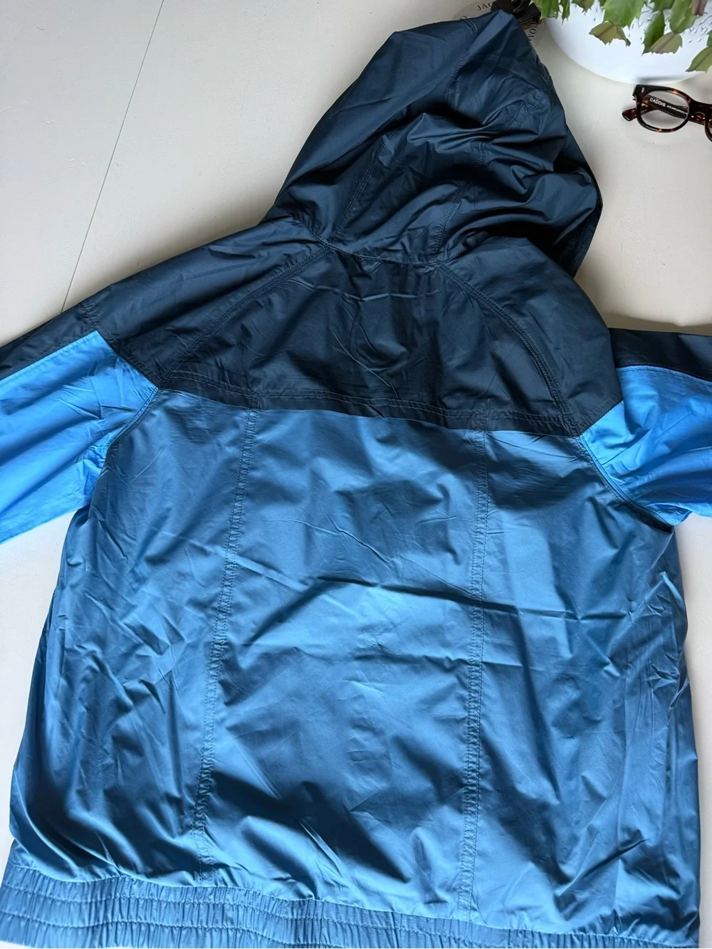 Nike Kids' Blue Colorblock Windbreaker Jacket